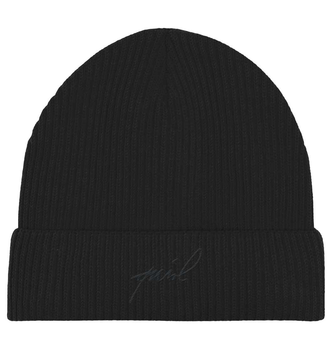 Beanie black in black ´cozy Oslo´